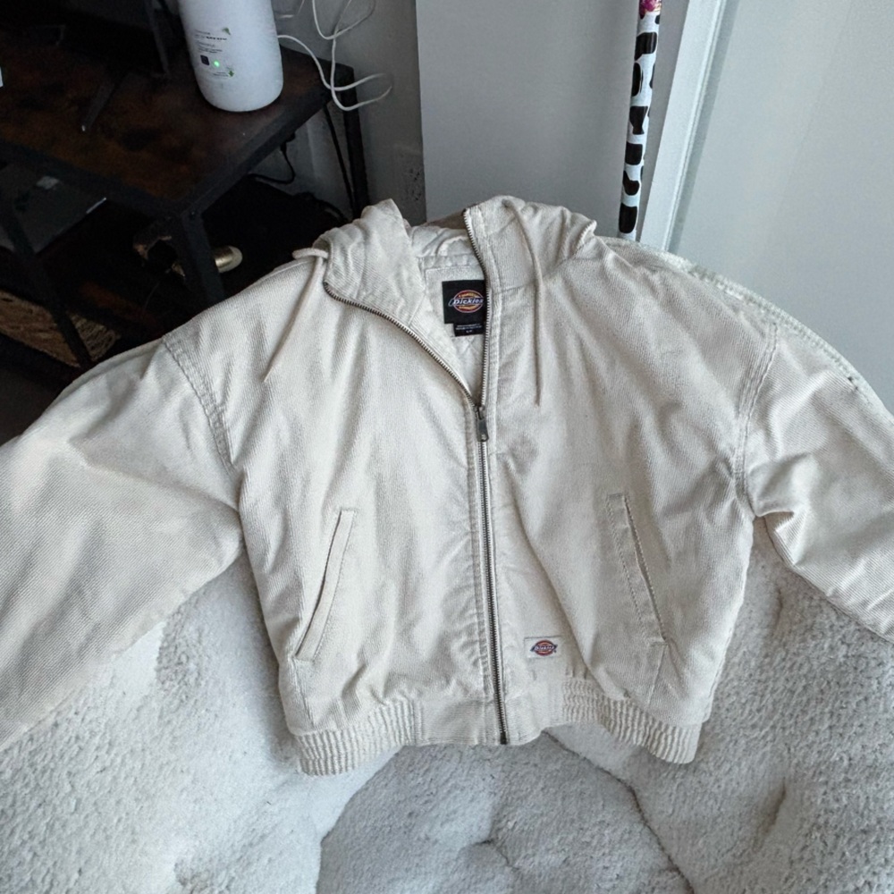 Dickies Cream Bomber Jacket